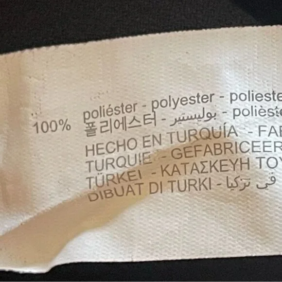 EVERLANE Black mid rise slim Wool skinny career Pants RN# 139393 size 8 - Picture 9 of 10